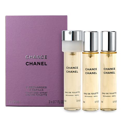 chanel chance twist and spray refills|Chanel chance 20ml refill.